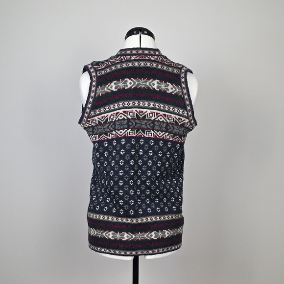 Vintage Knit Nordic Vest β No Tag (Estimated Size: Medium) - Picture 5 of 7